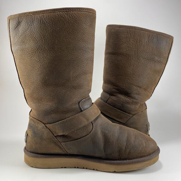 Ugg Australia Kensington Sutter Toast Brown 1005374 Boot Womens Size 9 - Picture 4 of 11